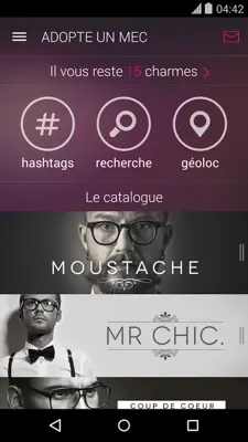 AdopteUnMec android App screenshot 3